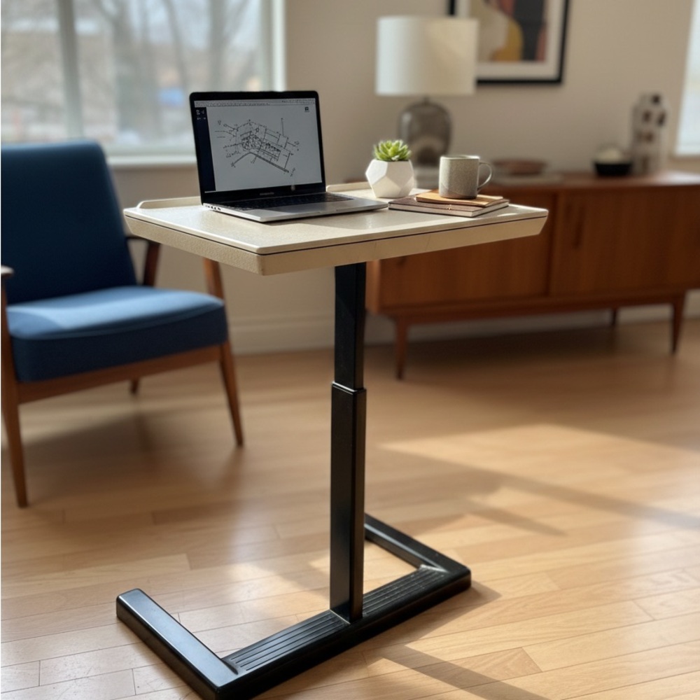 Vintage Jack Kelley for Herman Miller Scooter Stand Table Mid-Century Modern